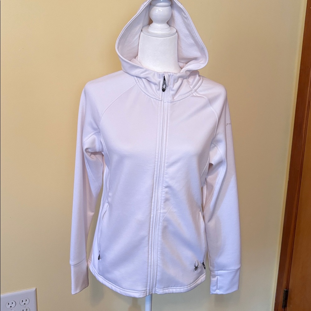 Spyder hooded sweatshirt white